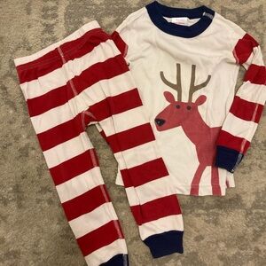 Hanna Anderson 3T reindeer pajamas